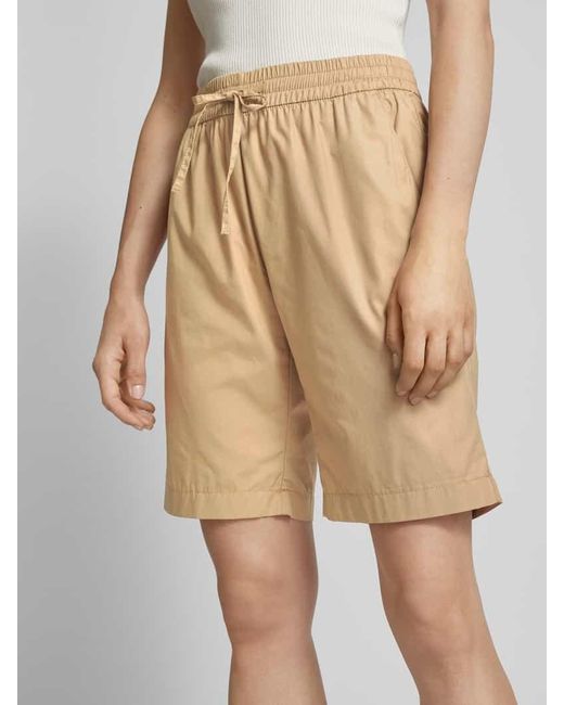 S.oliver Natural Loose Fit Shorts mit elastischem Bund
