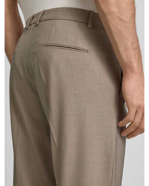 Cinque Regular Fit Stoffen Broek Met Franse Steekzakken, Model 'Cisalto' in het Natural voor heren