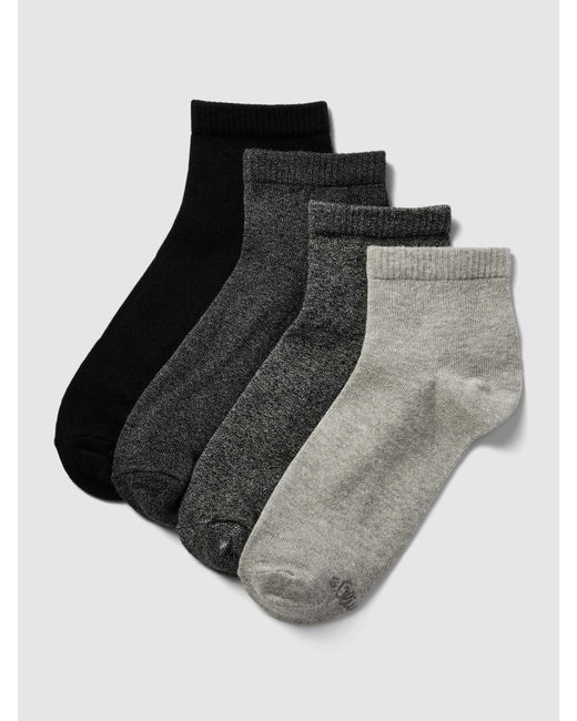 S.oliver Sokken Met Labeldetail in het Black voor heren