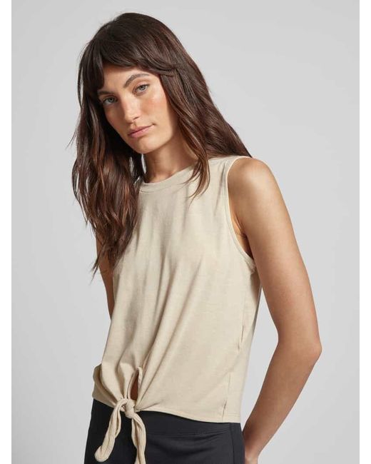 Vero Moda Natural Top mit Cut Out Modell 'JUNE'