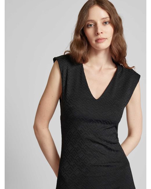 Guess Mini-jurk Met Structuurmotief in het Black