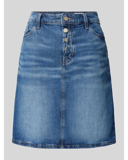 S.oliver Regular Fit Jeansrok in het Blue