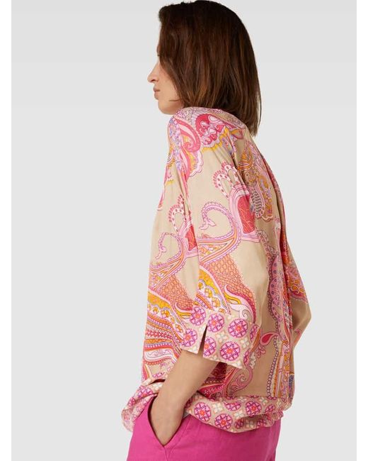 Betty Barclay Pink Bluse mit Paisley-Muster