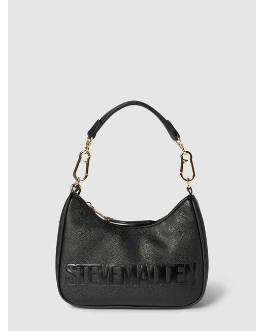 Steve Madden Black Handtasche mit Label-Schriftzug Modell 'Bprime'
