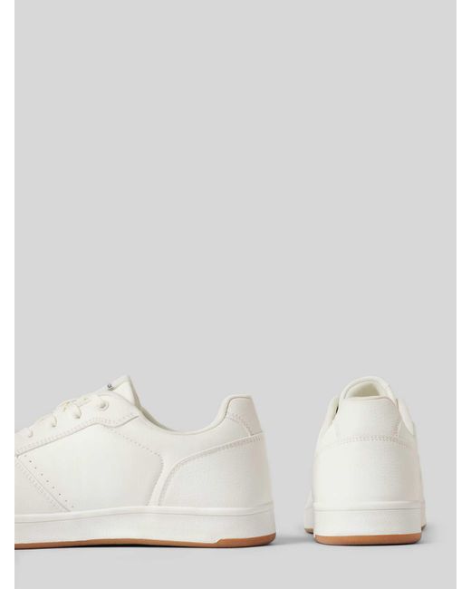 Tom Tailor Lage Sneakers Met Veters in het Natural voor heren