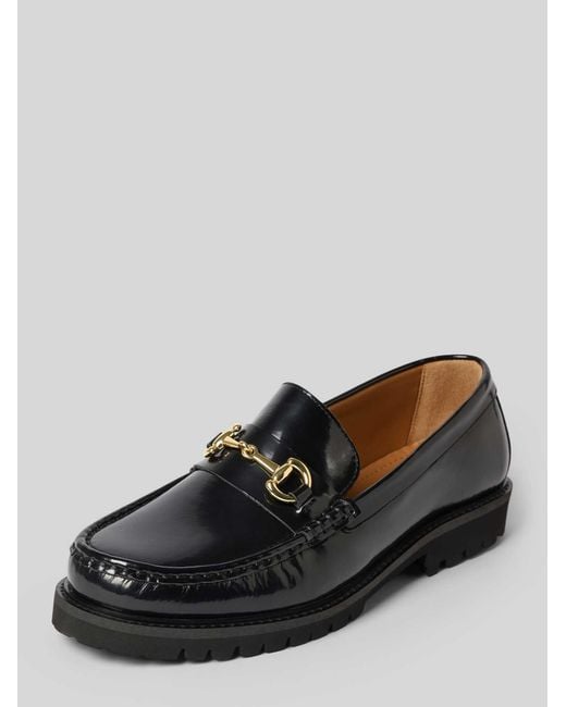 SELECTED Loafers & Slip-Ons in het Black voor heren