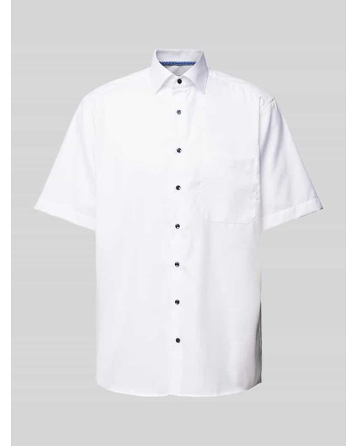 Eterna Comfort Fit Business-Hemd mit Kentkragen in White für Herren