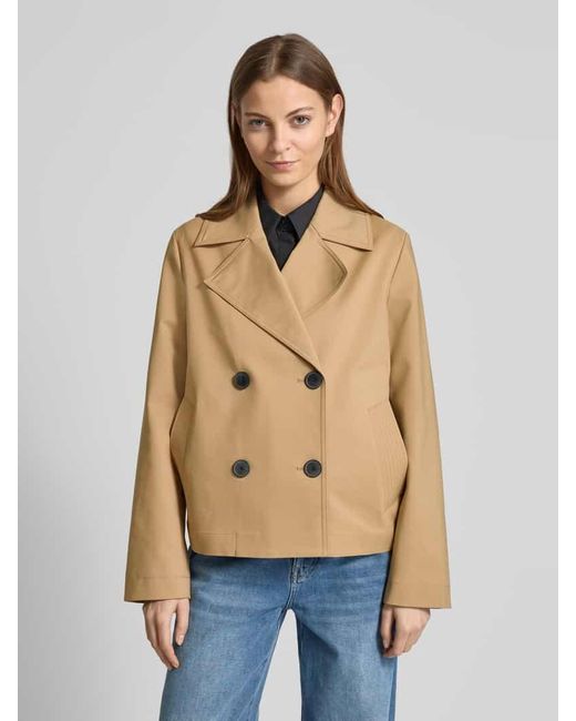Comma, Natural Jacke mit Leistentaschen