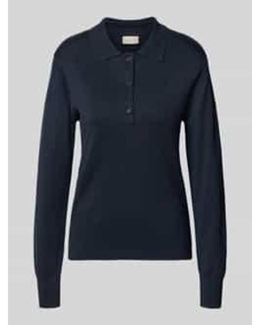 Freequent Regular Fit Shirt Met Lange Mouwen Van Viscosemix, Model 'Katie' in het Blue