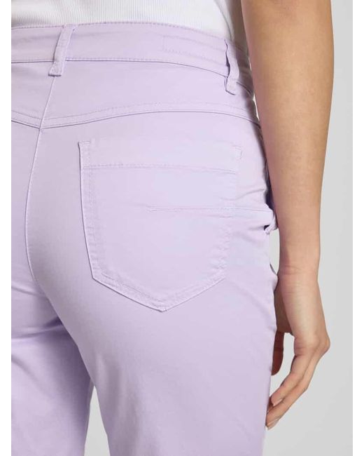 Marc Cain Purple Feminine Fit Hose Mit Eingrifftaschen