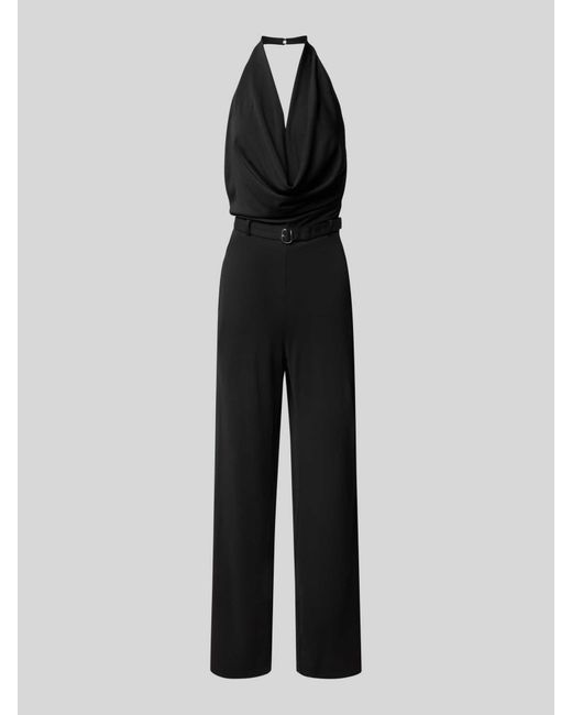 HUGO Jumpsuit Met Cascadehals in het Black