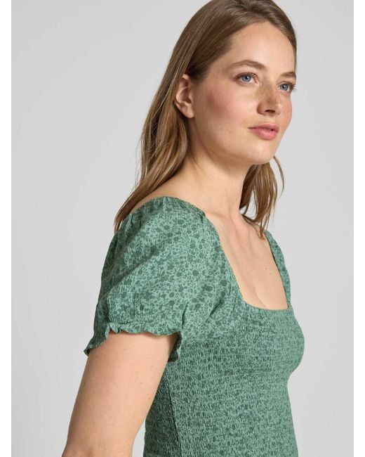 ONLY Getailleerde Mini-Jurk Van Pure Viscose, Model '30 Beryl' in het Green