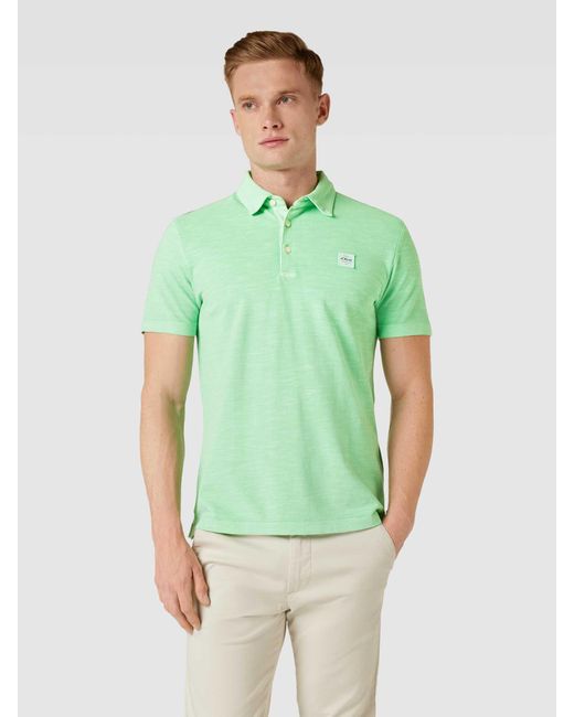 S.oliver Poloshirt in Green für Herren