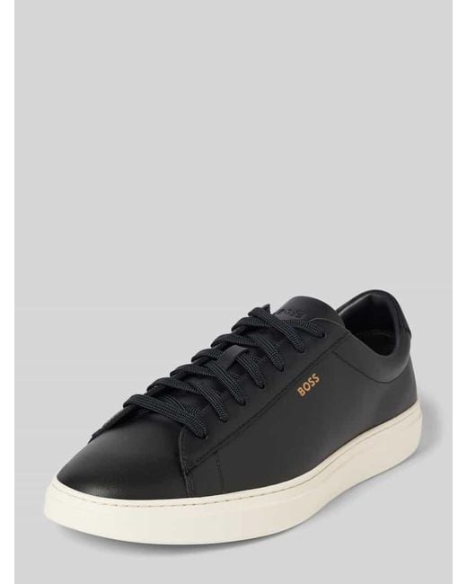 Boss Sneaker mit Schnürverschluss Modell 'Kieran' in Black für Herren