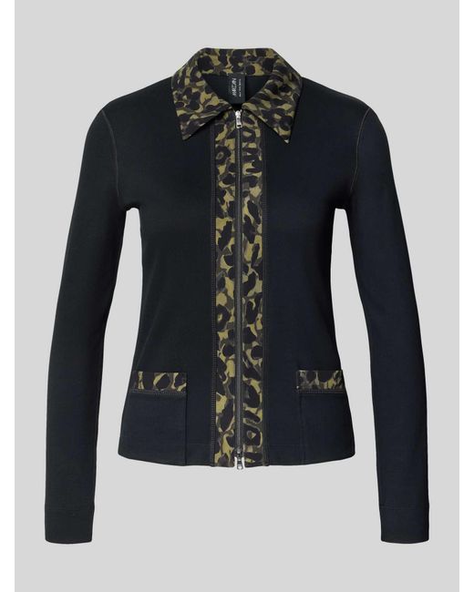 Marc Cain Cardigan Met Platte Kraag in het Black