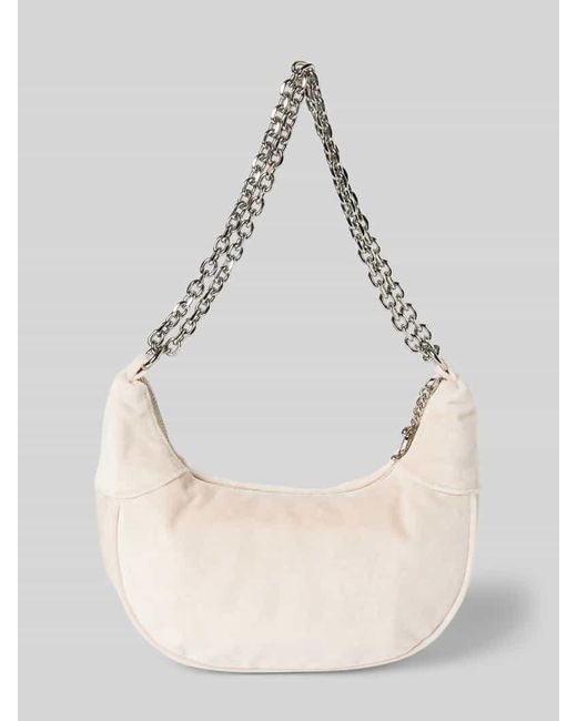 Juicy Couture Natural Hobo Bag mit Ziersteinbesatz Modell 'KIMBERLY'