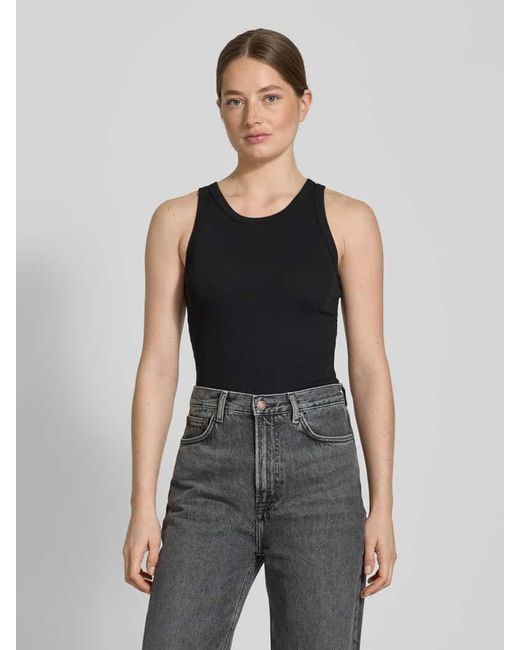 Samsøe & Samsøe Black Tanktop mit Rundhalsausschnitt Modell 'ALEXO'