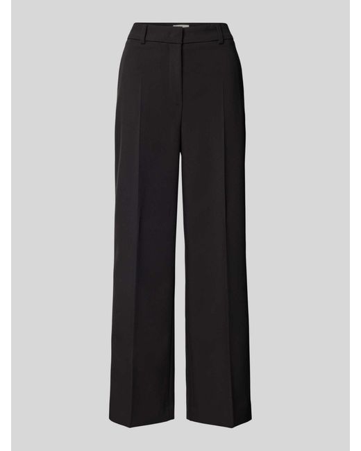 Seductive Stoffen Broek Met Achterzak, Model 'Domenica' in het Black