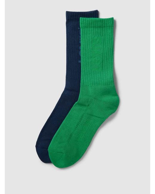 Levi's Socken mit Label-Print im 2er-Pack in Green für Herren