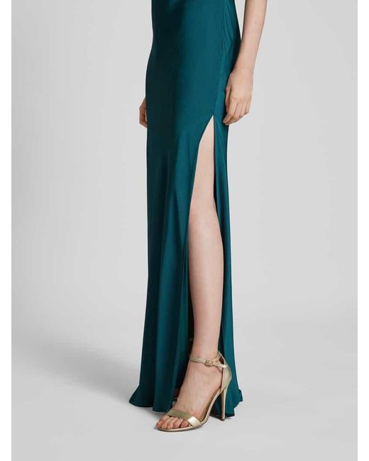 Jake*s Blue Maxikleid mit Wasserfall-Ausschnitt