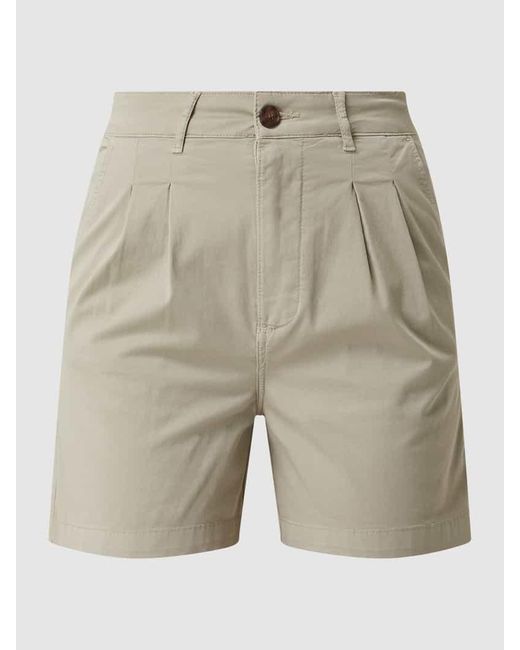 Ecoalf Natural High Waist Chino-Shorts mit Stretch-Anteil Modell 'Salfronalf'