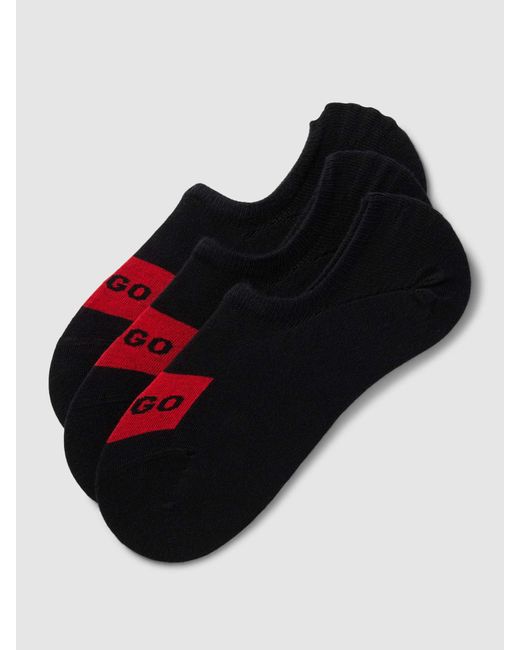 HUGO Sneakersokken in het Black voor heren