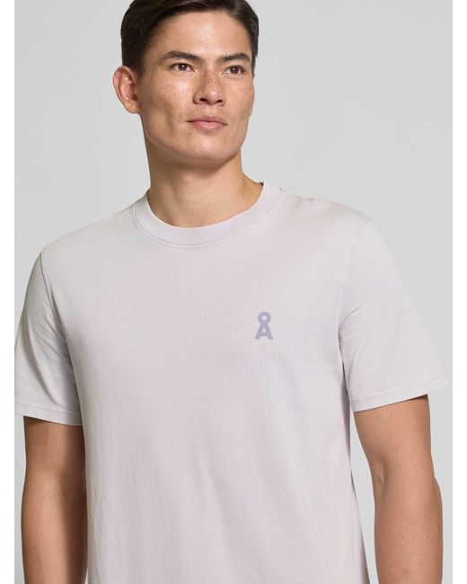 ARMEDANGELS Regular Fit T-Shirt Van Puur Katoen in het Pink voor heren
