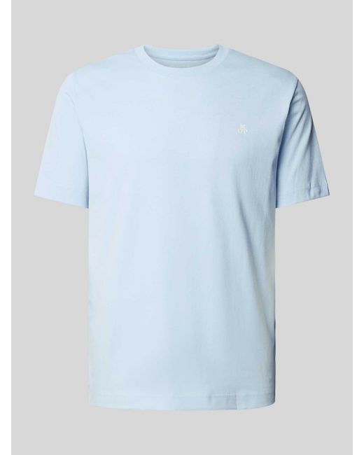 Marc O' Polo T-shirt Met Labelprint in het Blue voor heren