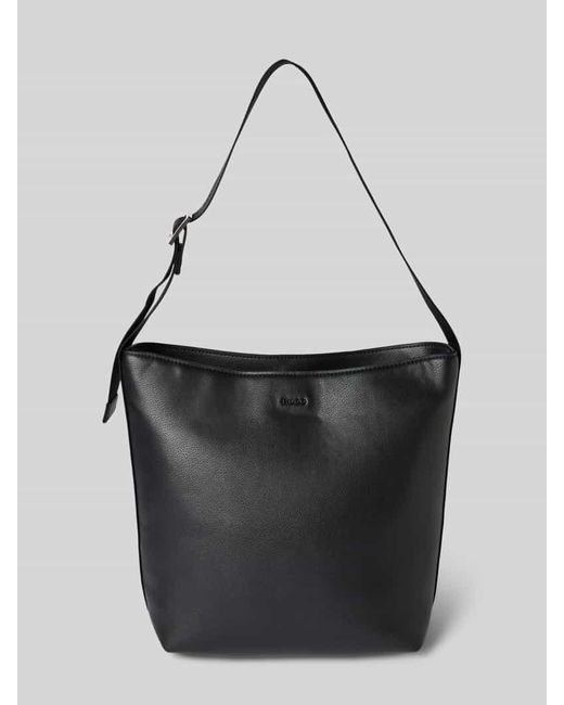HUGO Black Shopper in Leder-Optik Modell 'BEL 2.0_BUCKET'