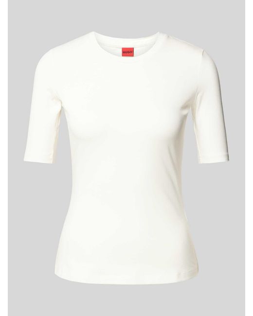 HUGO T-shirt in het White