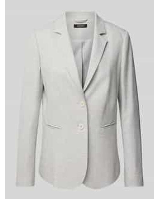 MORE&MORE Blazer Met Paspelzakken in het Gray