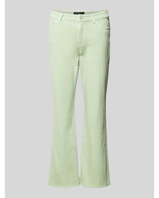 Marc Cain Bootcut Jeans mit ausgefransten Abschlüssen Modell 'FORLI' in Green für Herren