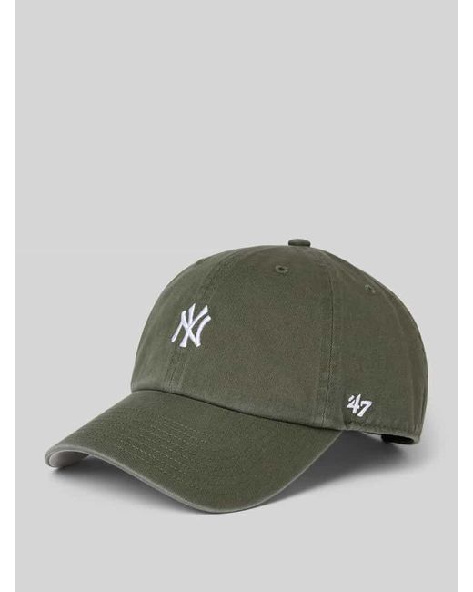 '47 Basecap mit Label-Stitching Modell 'NYY BASE RUNNER' in Green für Herren