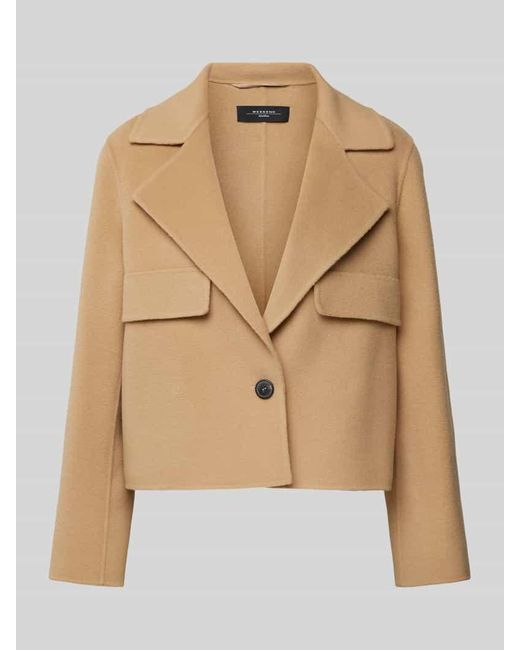 Weekend by Maxmara Natural Jacke Mit Pattentaschen Modell 'Kelly'