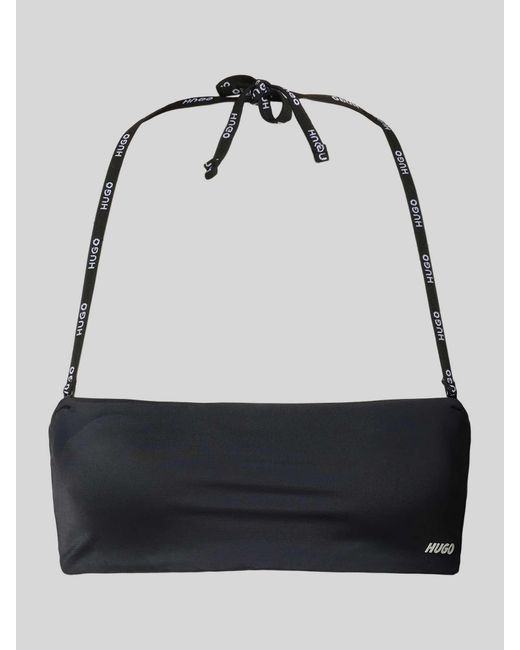 HUGO Bikinitop Met Labeldetails in het Black