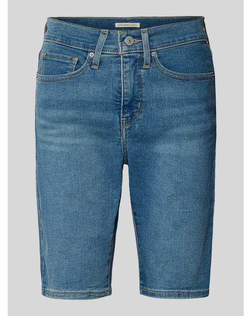 Levi's Regular Fit Bermuda in het Blue