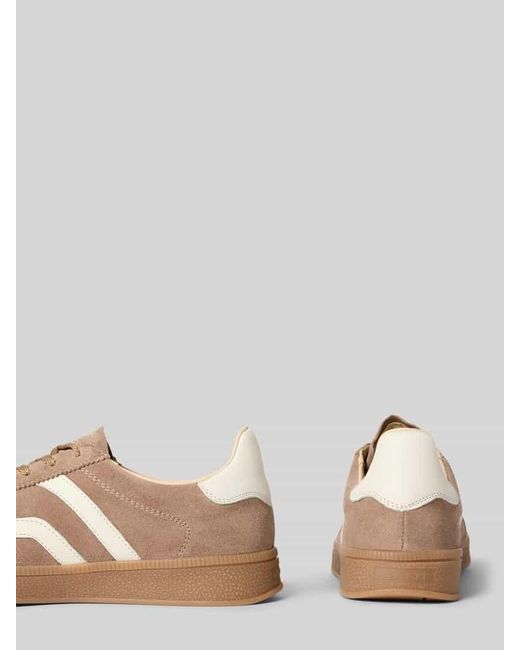 Gant Natural Sneaker aus Leder mit Schnürung Modell 'Cuzima'
