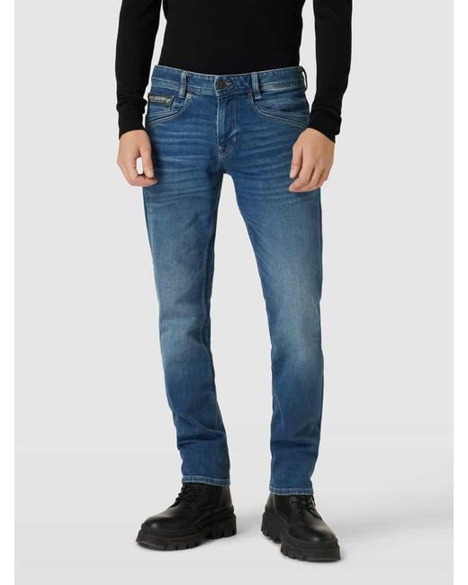 PME LEGEND Regular Fit Jeans mit Lyocell-Anteil Modell 'Skyrack' in Blue für Herren