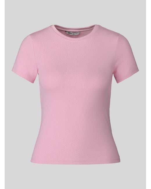 ONLY T-Shirts in het Pink
