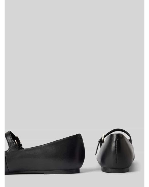 Guess Black Ballerinas mit Label-Applikation Modell 'KAYRA'