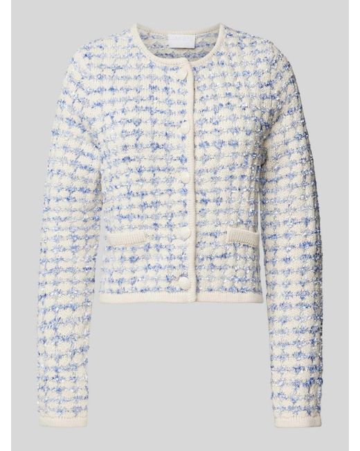 Jake*s Cardigan Met Doorknoopsluiting in het Gray