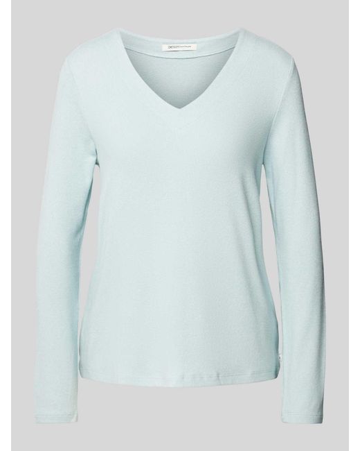 Tom Tailor Regular Fit Gebreide Pullover Met Viscose in het Blue