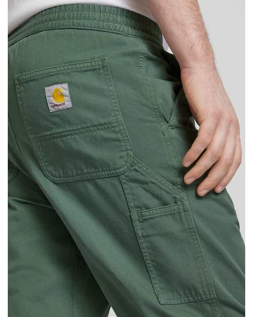 Carhartt Hose mit Eingrifftaschen Modell 'FLINT PANT' in Green für Herren