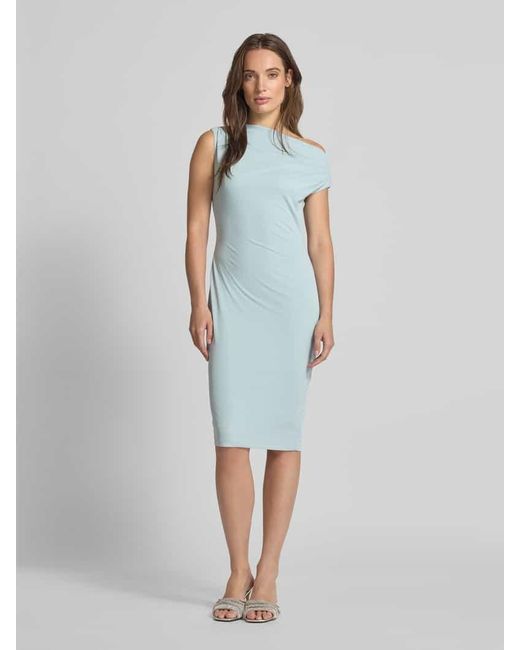 Ralph Lauren Blue Knielanges Etuikleid Modell 'CAMISHA'