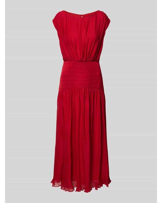 Forever New Red Abendkleid Mit Strukturmuster