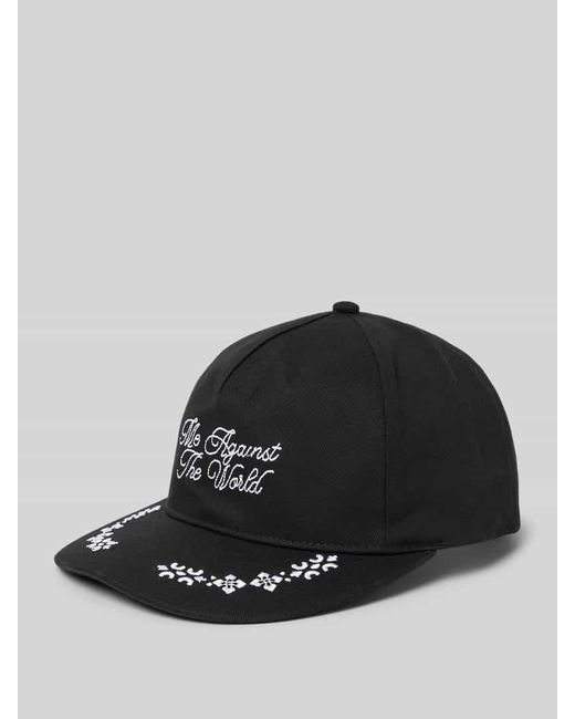 Review X MATW Basecap mit Statement-Stitching in Black für Herren