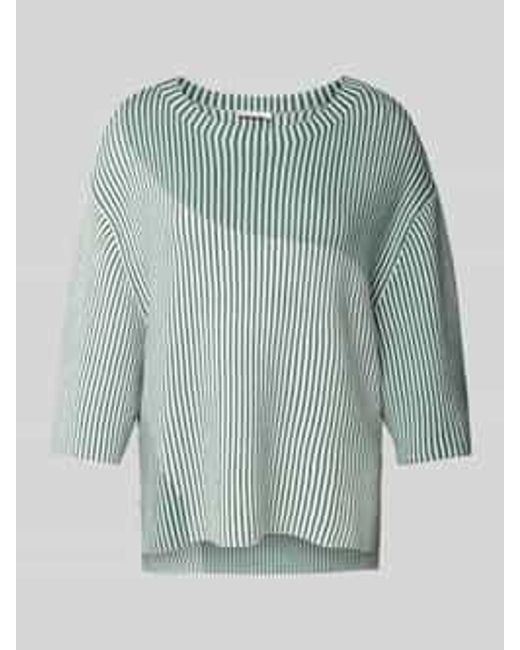 Tom Tailor Oversized Gebreide Pullover Met 1/2-Mouwen in het Green