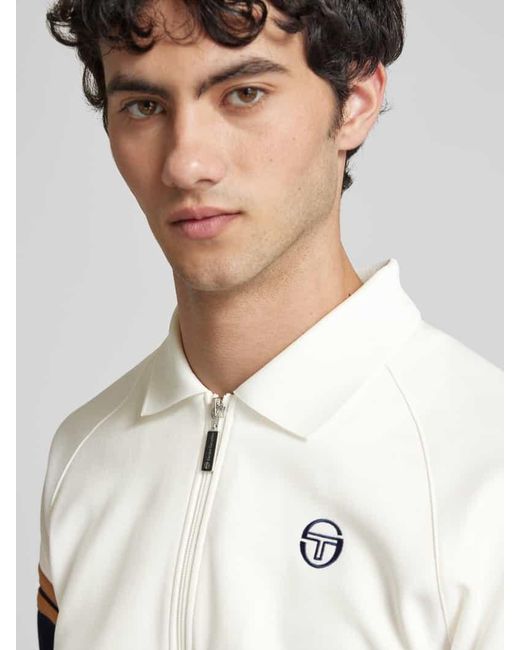 Sergio Tacchini Sweatjacke Mit Reißverschluss Modell 'Orion' in Blue für Herren