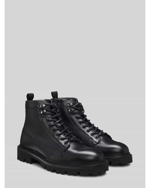 Boss Boots aus echtem Rindsleder Modell 'JULYO' in Black für Herren