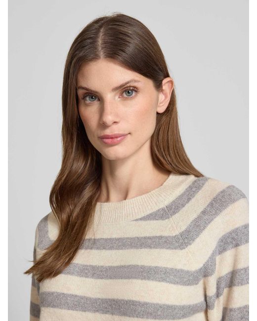 Vero Moda Gebreide Pullover in het Natural